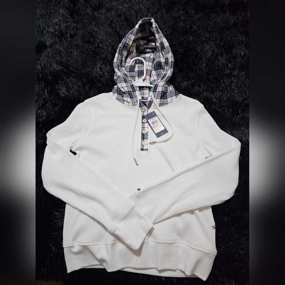 Women's Tommy Hilfiger Hooded Knitted Sweater